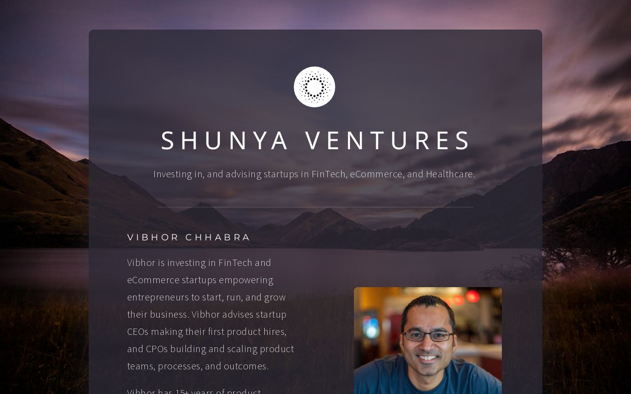 Shunya Ventures photo